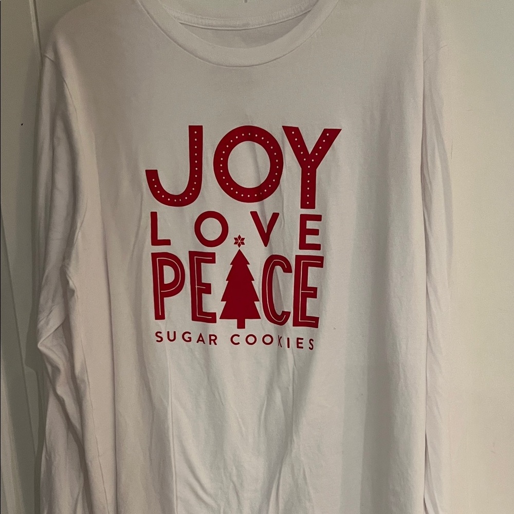 Dayspring - Joy, Love and Peace Relaxed Fit Long Sleeved T-Shirt - Large